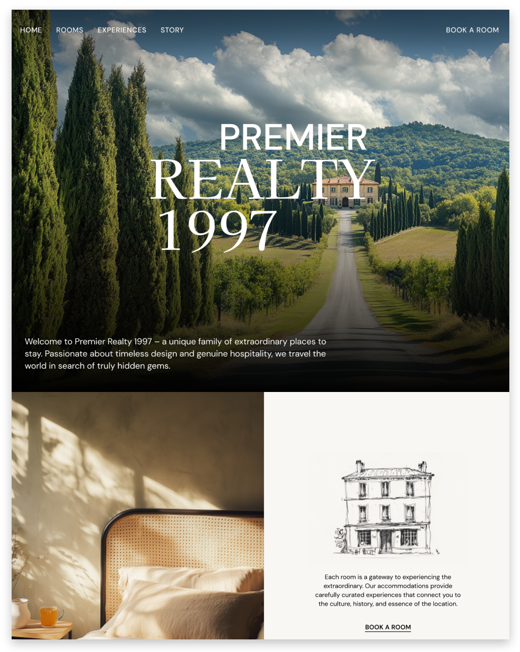 Premier Realty template preview